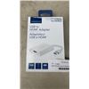 Image 2 : NEW INSIGNIA USB TO HDMI ADAPTER AND 4 PORT USB HUB RETAIL $90