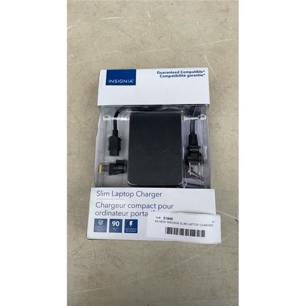 AS NEW INSIGNIA SLIM LAPTOP CHARGER