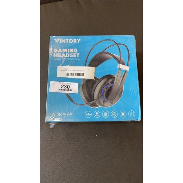 NEW WIRELESS GAMING HEADSET