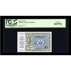 Series 472 $1 PCGS Gem New 66PPQ.