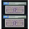 Image 2 : Series 651 $10 Two Consecutive Examples PMG Gem