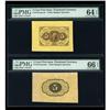 Image 1 : Fr. 1231SP 5c First Issue Wide Margin Pair PMG