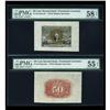 Image 1 : Fr. 1314sp 50c Second Issue Wide Margin Pair PMG