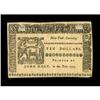 Image 2 : New York September 2, 1775 $10 New.