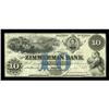Image 1 : Elgin, PC- The Zimmerman Bank $10 July 4, 1857