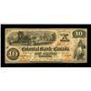 Image 1 : Toronto, CW- The Colonial Bank of Canada $10 Ch.