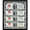 Image 1 : A Quartette of Early $2 1928C Legal Tender