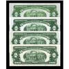 Image 2 : A Quartette of Early $2 1928C Legal Tender