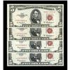 Image 1 : Four Later Series $5 Legal Tender Notes. Choice