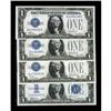 Image 1 : A Quartette of Early $1 Silver Certificates.