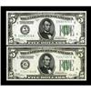 Image 1 : Fr. 1951-E; F $5 1928A Federal Reserve Notes.