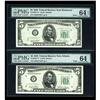 Image 1 : Fr. 1961-E* $5 1950 Wide Federal Reserve Note.