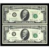 Image 1 : Fr. 2020-E*; F* $10 1969B Federal Reserve Star