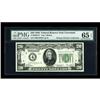 Image 1 : Fr. 2050-D* $20 1928 Federal Reserve Note. PMG