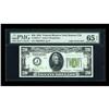 Image 1 : Fr. 2054-J* $20 1934 Federal Reserve Note. PMG