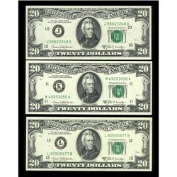 Fr. 2069-J $20 1969B Federal Reserve Note. Gem