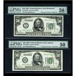 Fr. 2100-E $50 1928 Federal Reserve Note. PMG