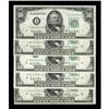 Image 1 : Fr. 2107-A-E $50 1950 Federal Reserve Notes.