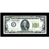 Image 1 : Fr. 2152-F $100 Light Green Seal 1934 Federal