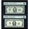 Image 1 : A Group of Five $100 Federal Reserve Notes. PMG
