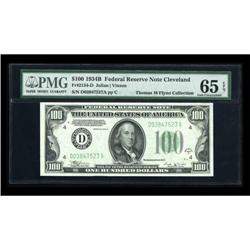 Fr. 2154-D $100 1934B Federal Reserve Note. PMG