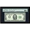 Image 1 : Fr. 2155-L $100 1934C Federal Reserve Note. PMG