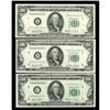 Image 1 : Fr. 2157-A; B; C $100 1950 Mule Federal Reserve