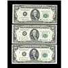 Image 1 : Fr. 2160-A; B; D $100 1950C Federal Reserve