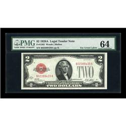 Fr. 1502 $2 1928A Legal Tender Note. PMG Choice