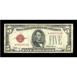 Fr. 1528* $5 1928C Legal Tender Note. Fine-Very