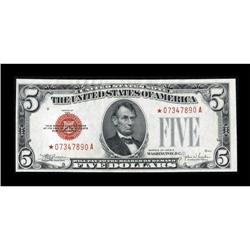 Fr. 1530* $5 1928E Legal Tender Note. Crisp