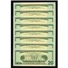 Image 2 : Fr. 2094-G $20 2006 Federal Reserve Notes. Eight