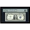 Image 1 : Fr. 1621 $1 1957B Silver Certificate. PMG Gem