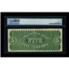 Image 2 : Fr. 1 $5 1861 Demand Note PMG Very Fine 20.