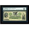 Image 1 : Fr. 7 $10 1861 Demand Note PMG Very Fine 20.
