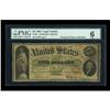Image 1 : Fr. 61 $5 1862 Legal Tender PMG Good 6.