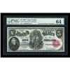 Image 1 : Fr. 79 $5 1880 Legal Tender PMG Choice