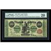 Image 1 : Fr. 126a $20 1863 Legal Tender PMG Very Fine 20.
