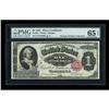 Image 1 : Fr. 223 $1 1891 Silver Certificate PMG Gem