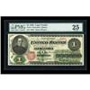 Image 1 : Fr. 16 $1 1862 Legal Tender PMG Very Fine 25.