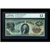 Image 1 : Fr. 18 $1 1869 Legal Tender PMG Fine 12.