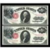 Image 1 : Fr. 39 $1 1917 Legal Tenders Two Consecutive