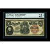 Image 1 : Fr. 74 $5 1880 Legal Tender PMG Very Fine 25
