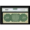 Image 2 : Fr. 126b $20 1863 Legal Tender CGA Gem