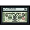 Image 1 : Fr. 126b $20 1863 Legal Tender PMG Choice