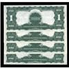 Image 2 : Fr. 236 $1 1899 Silver Certificates Cut Sheet of
