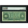 Image 2 : Fr. 361 $5 1890 Treasury Note PMG Very Fine 25.