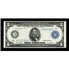 Image 1 : Fr. 847a $5 1914 Federal Reserve Note Very
