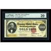 Image 1 : Fr. 1215 $100 1922 Gold Certificate PMG Very