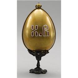 Russian Brass Imperial Presentation Easter Egg